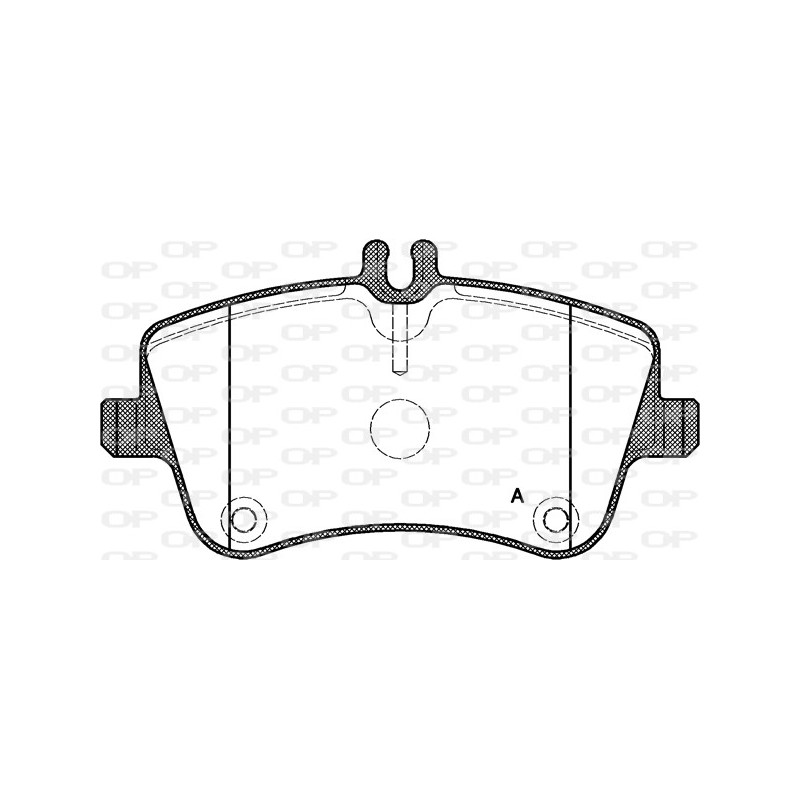 BRAKE PADS OPEN PARTS 1PCS 