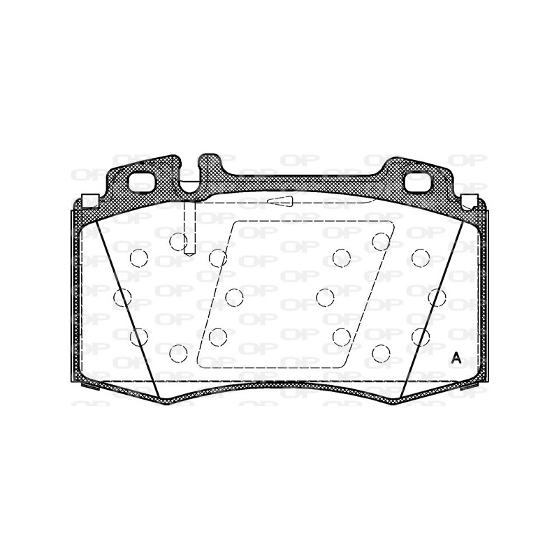 BRAKE PADS OPEN PARTS 1PCS 