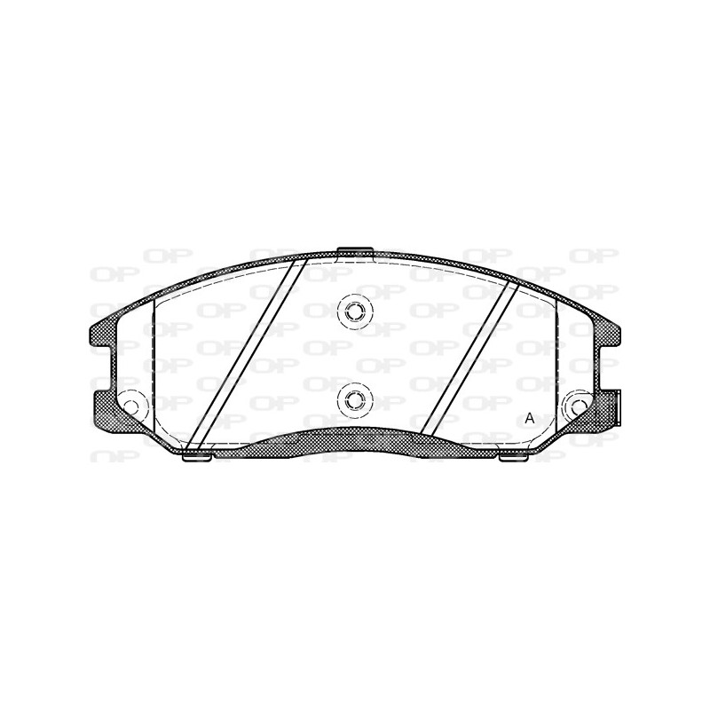 BRAKE PADS OPEN PARTS 1PCS 