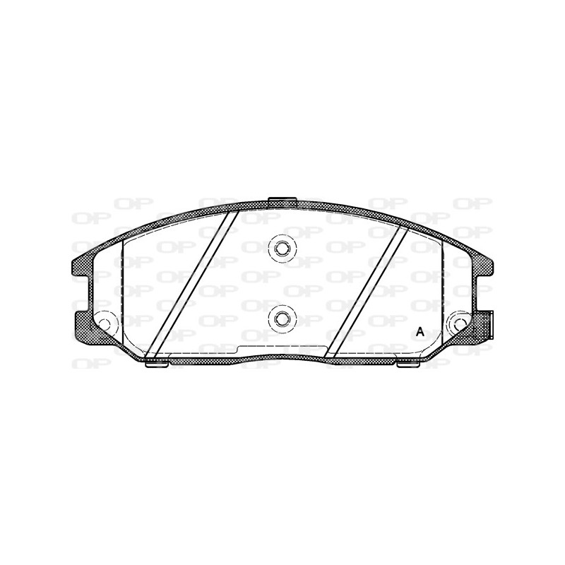 BRAKE PADS OPEN PARTS 1PCS 