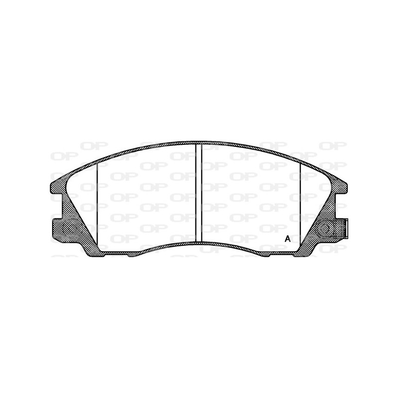 BRAKE PADS OPEN PARTS 1PCS 