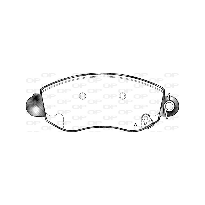 BRAKE PADS OPEN PARTS 1PCS 