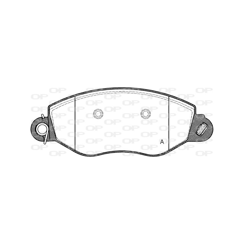 BRAKE PADS OPEN PARTS 1PCS 