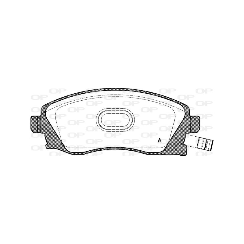 BRAKE PADS OPEN PARTS 1PCS 