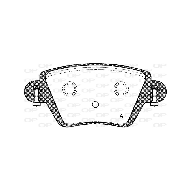 BRAKE PADS OPEN PARTS 1PCS 