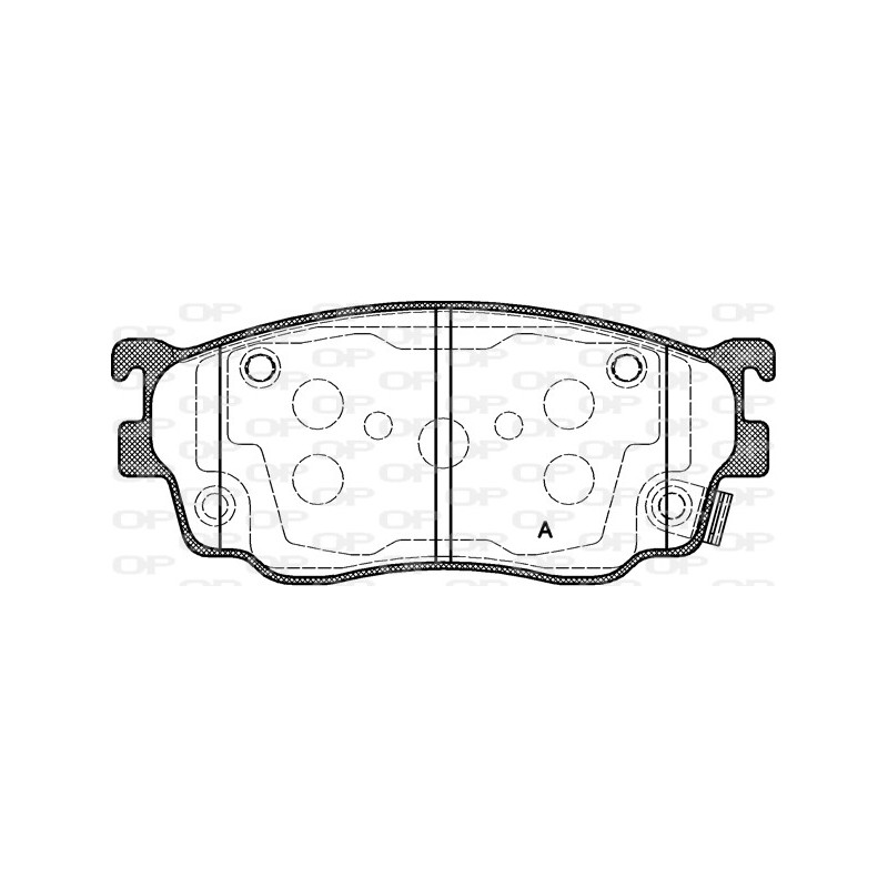 BRAKE PADS OPEN PARTS 1PCS *ESAURIM 