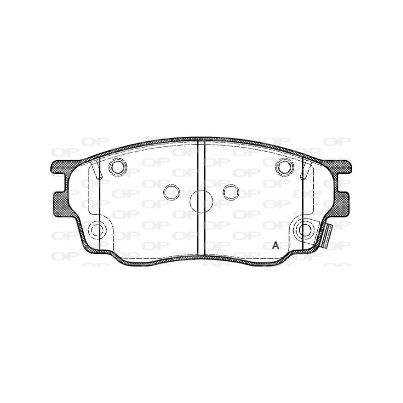 BRAKE PADS OPEN PARTS 1PCS *ESAURIMENTO 