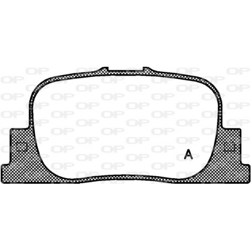 BRAKE PADS OPEN PARTS 1PCS *ESAURIMENTO 