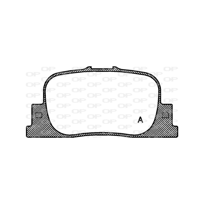 BRAKE PADS OPEN PARTS 1PCS *ESAURIMENTO 