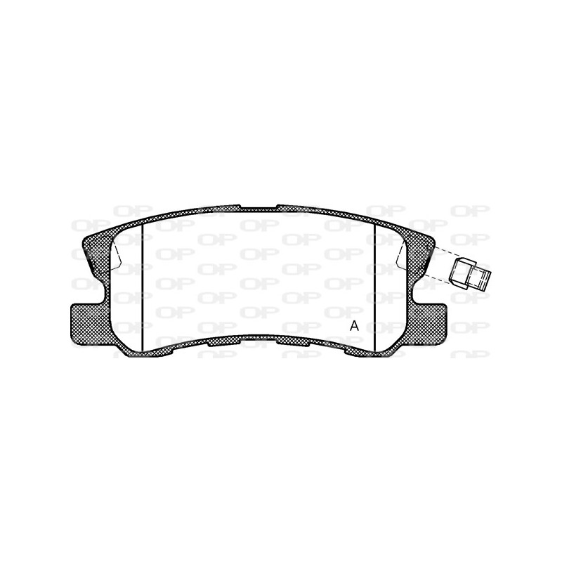 BRAKE PADS OPEN PARTS 1PCS 