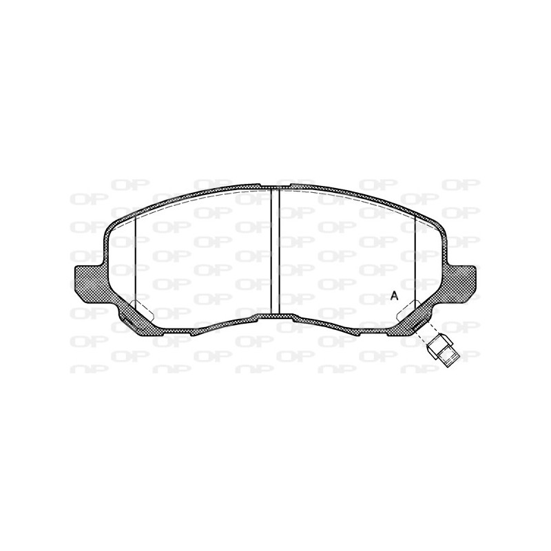 BRAKE PADS OPEN PARTS 1PCS 