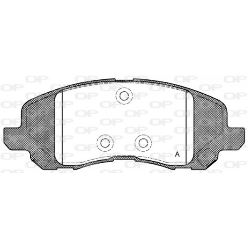 BRAKE PADS OPEN PARTS 1PCS 