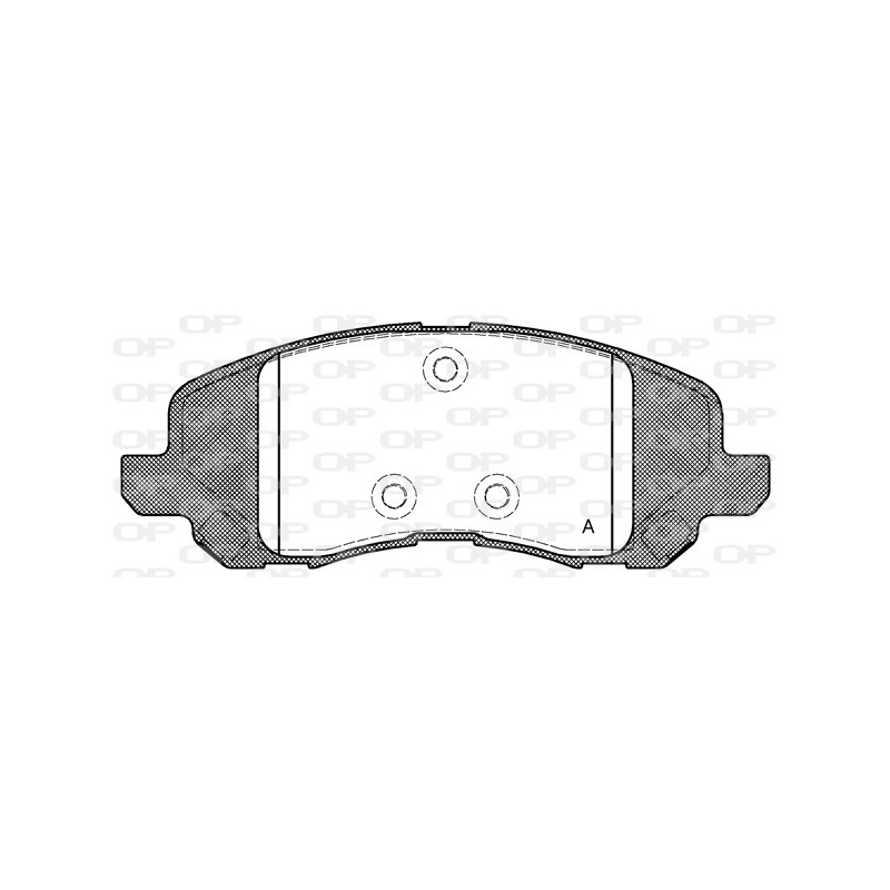 BRAKE PADS OPEN PARTS 1PCS 