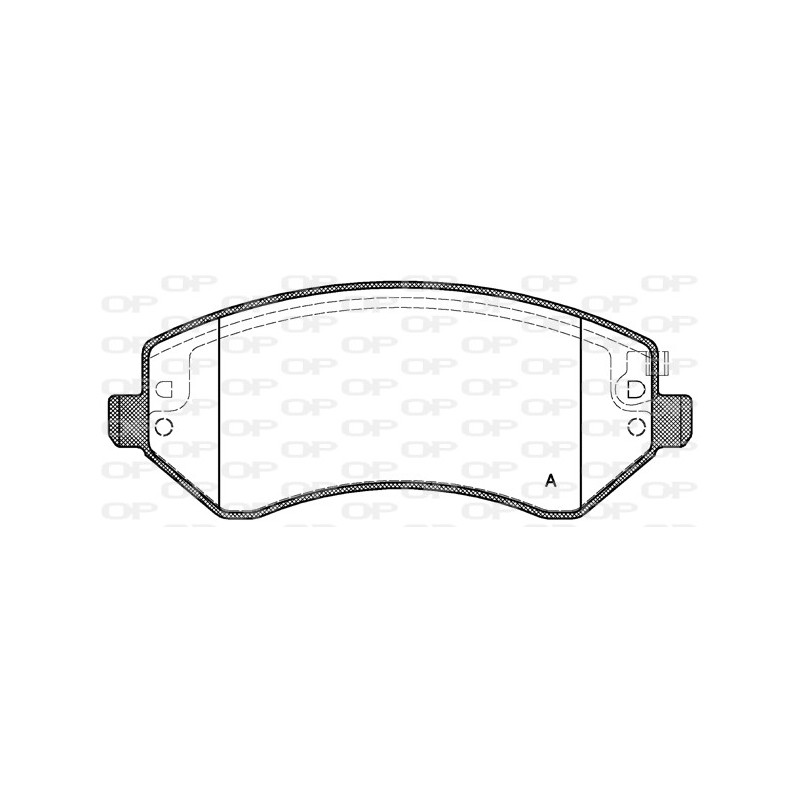 BRAKE PADS OPEN PARTS 1PCS 