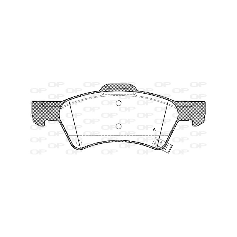 BRAKE PADS OPEN PARTS 1PCS 