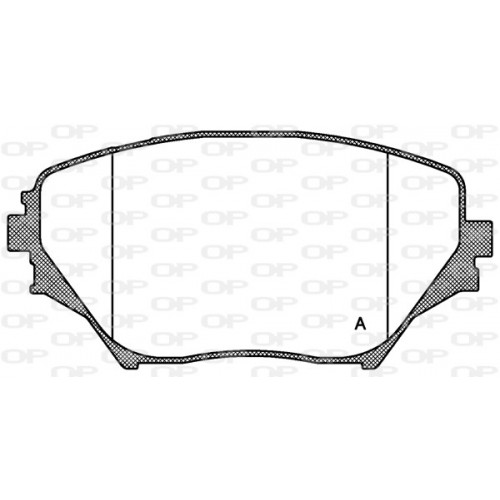 BRAKE PADS OPEN PARTS 1PCS 