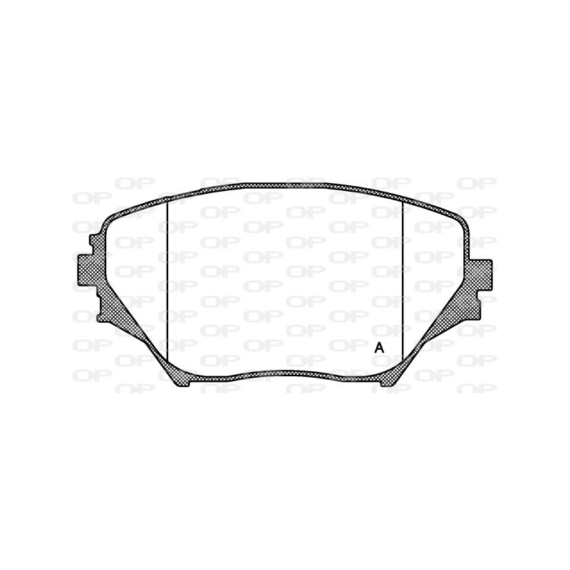 BRAKE PADS OPEN PARTS 1PCS 