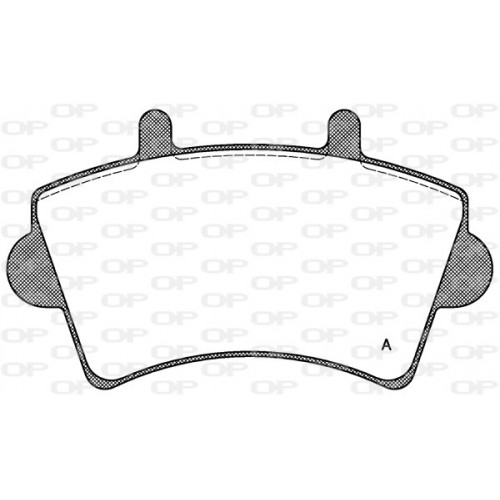 BRAKE PADS OPEN PARTS 1PCS 