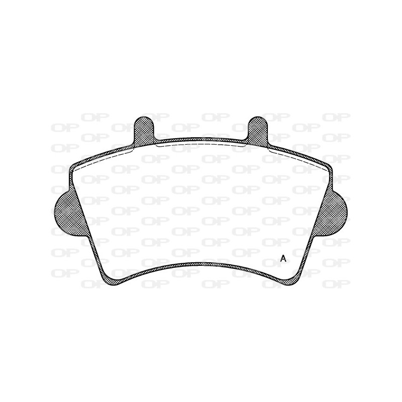 BRAKE PADS OPEN PARTS 1PCS 