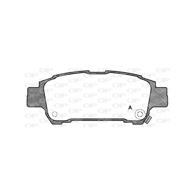 BRAKE PADS OPEN PARTS 1PCS *ESAURIM 