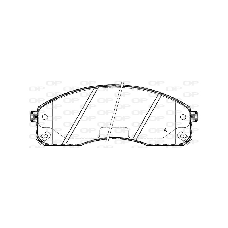 BRAKE PADS OPEN PARTS 1PCS 