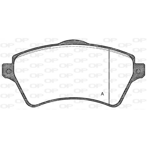 BRAKE PADS OPEN PARTS 1PCS 