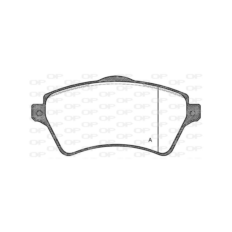 BRAKE PADS OPEN PARTS 1PCS 