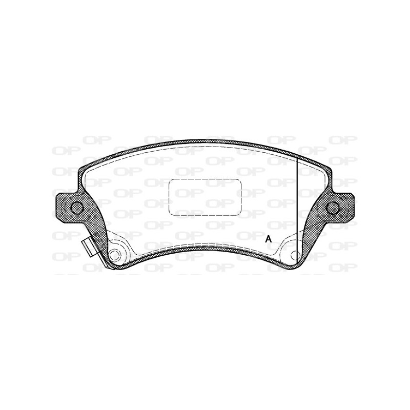 BRAKE PADS OPEN PARTS 1PCS 