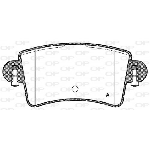 BRAKE PADS OPEN PARTS 1PCS 