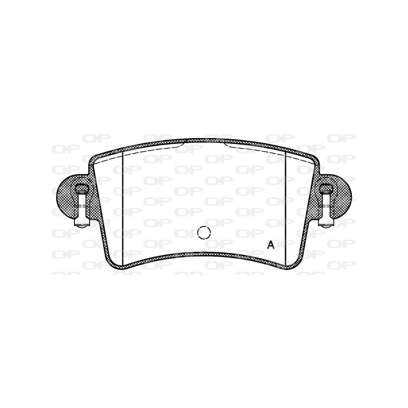 BRAKE PADS OPEN PARTS 1PCS 