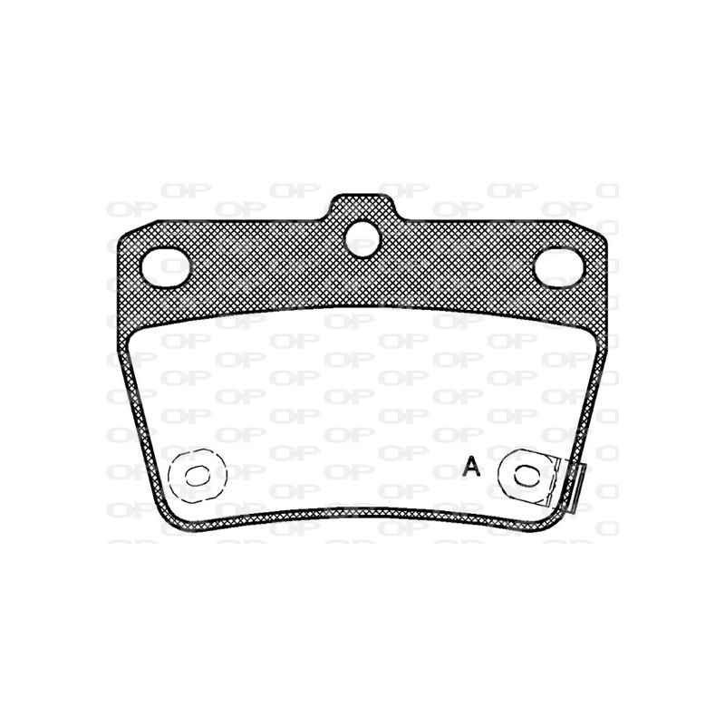 BRAKE PADS OPEN PARTS 1PCS 