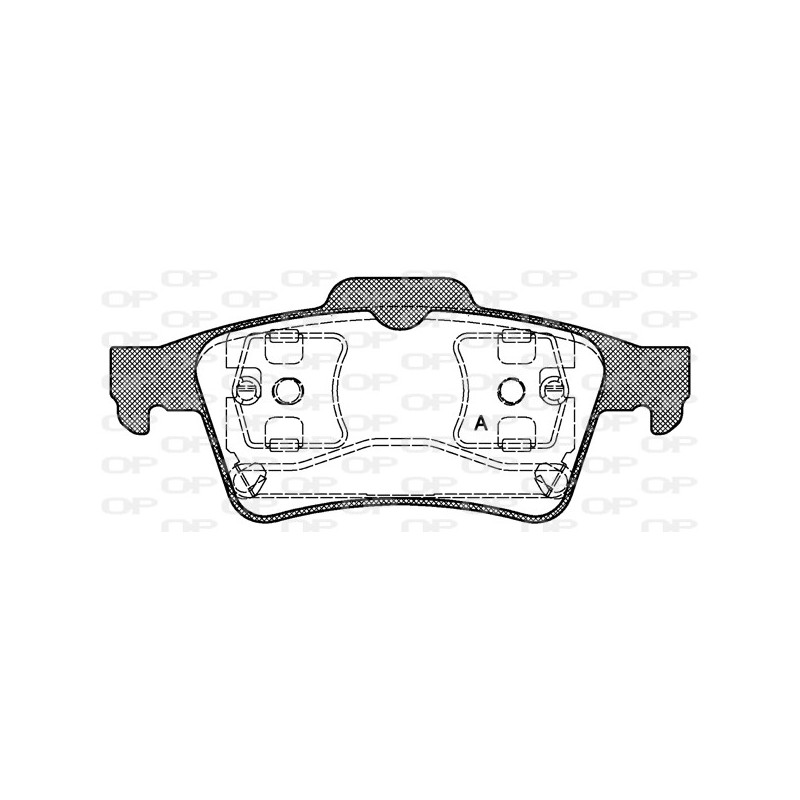 BRAKE PADS OPEN PARTS 1PCS 