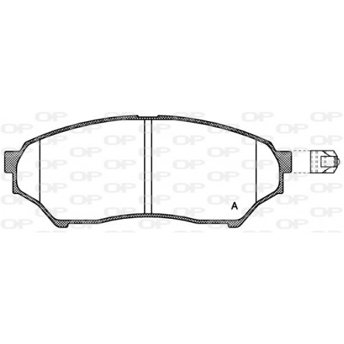 BRAKE PADS OPEN PARTS 1PCS 