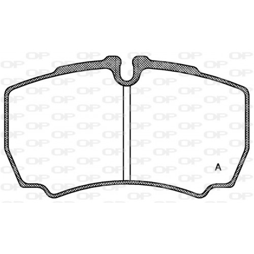 BRAKE PADS OPEN PARTS 1PCS 