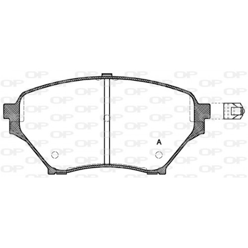 BRAKE PADS OPEN PARTS 1PCS *ESAURIM 