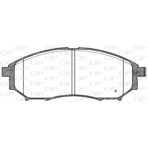 BRAKE PADS OPEN PARTS 1PCS 