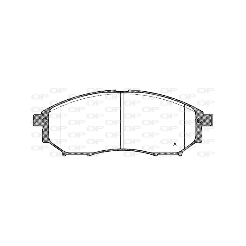 BRAKE PADS OPEN PARTS 1PCS 