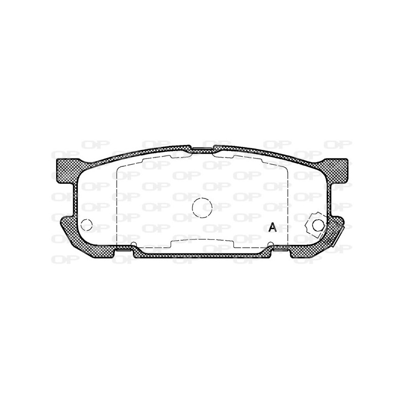 BRAKE PADS OPEN PARTS *ESAURIM 1PCS 