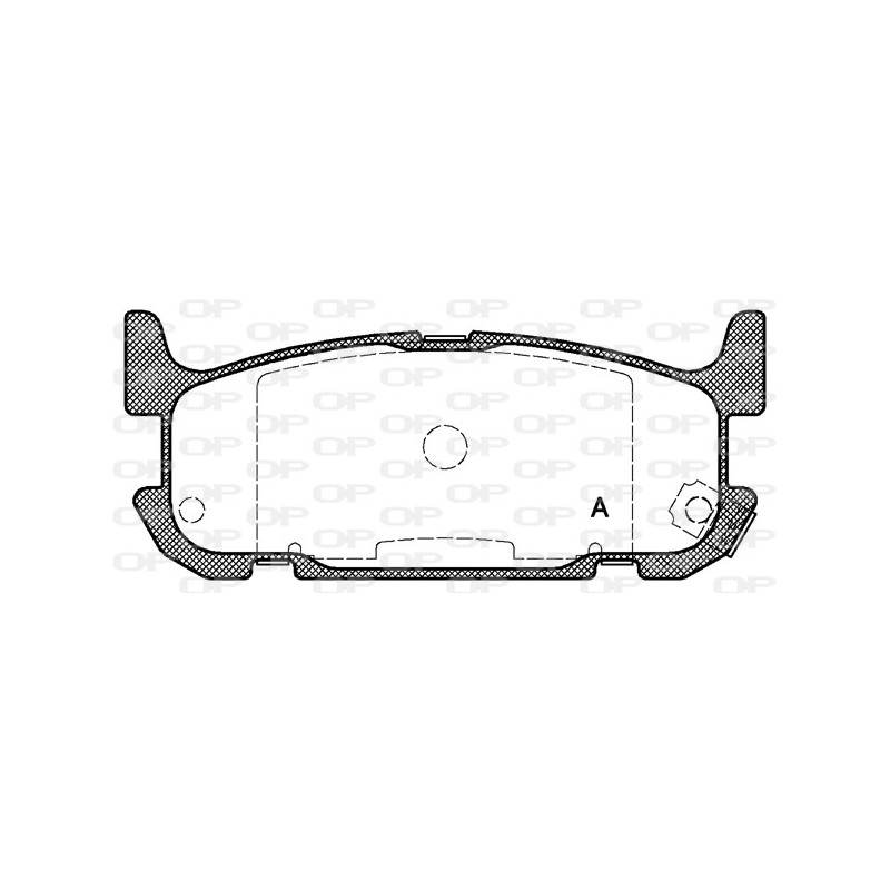 BRAKE PADS OPEN PARTS 1PCS ... 