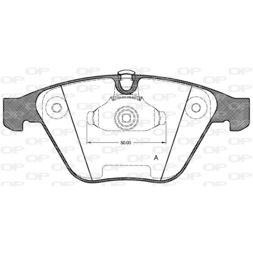 BRAKE PADS OPEN PARTS 1PCS 