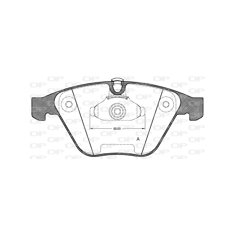 BRAKE PADS OPEN PARTS 1PCS 