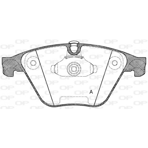 BRAKE PADS OPEN PARTS 1PCS 