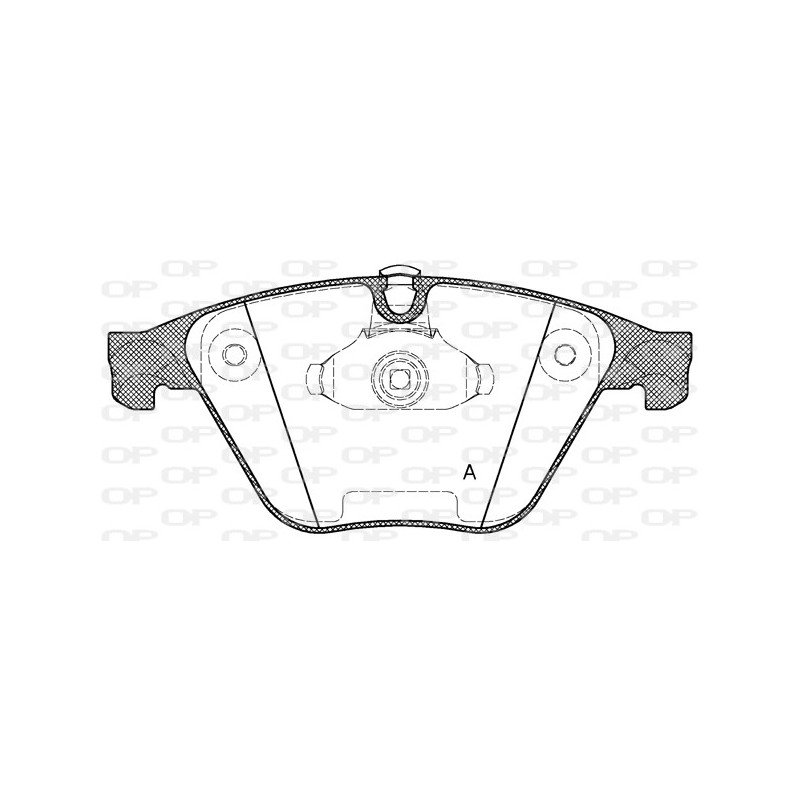 BRAKE PADS OPEN PARTS 1PCS 