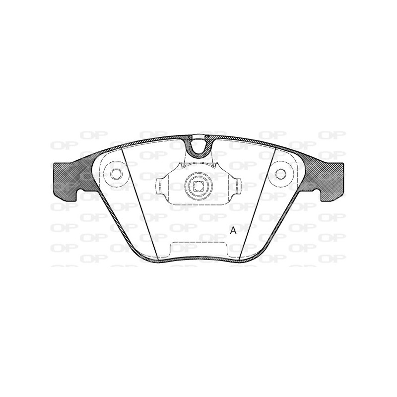 BRAKE PADS OPEN PARTS 1PCS 