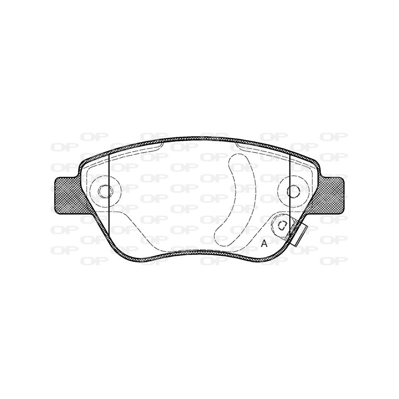 BRAKE PADS OPEN PARTS 1PCS 