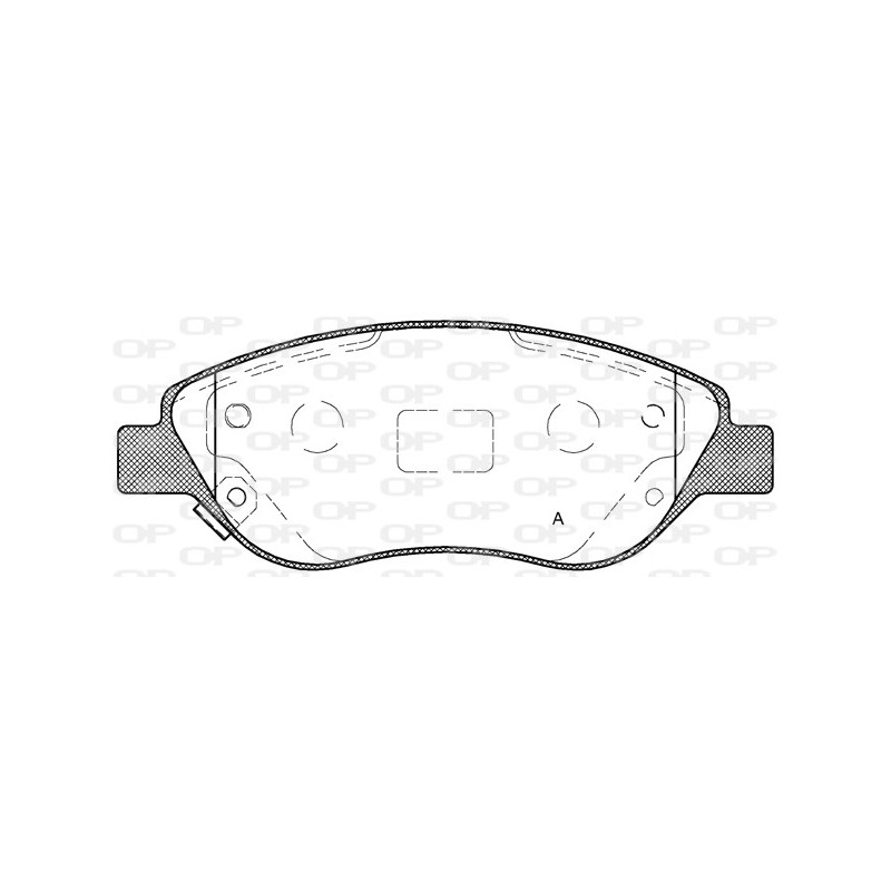 BRAKE PADS OPEN PARTS 1PCS 