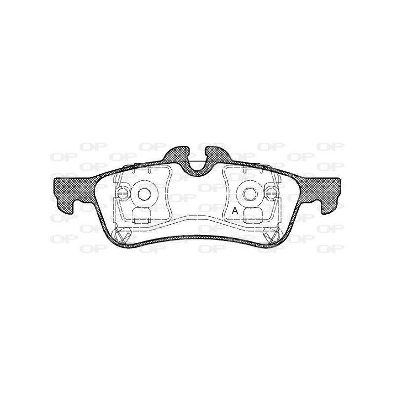 BRAKE PADS OPEN PARTS 1PCS 