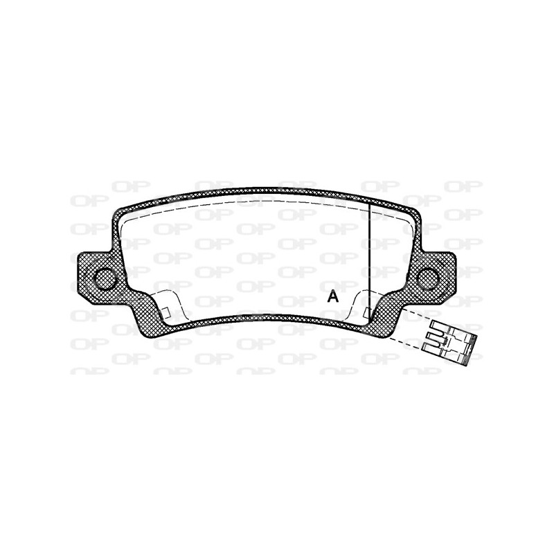 BRAKE PADS OPEN PARTS 1PCS 