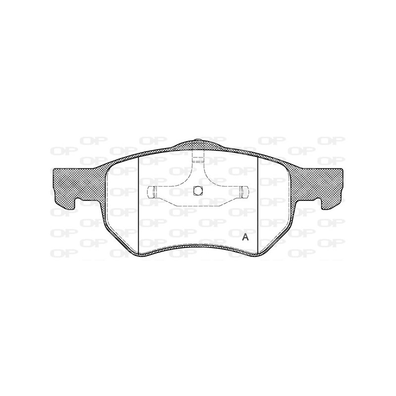 BRAKE PADS OPEN PARTS 1PCS 