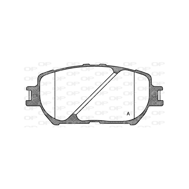 BRAKE PADS OP *ESAURIM 1PCS 